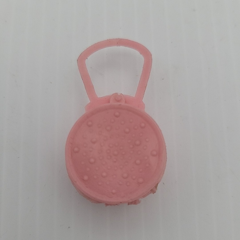 Vintage 1960's‎ Barbie Pink Plastic Round Purse Rare